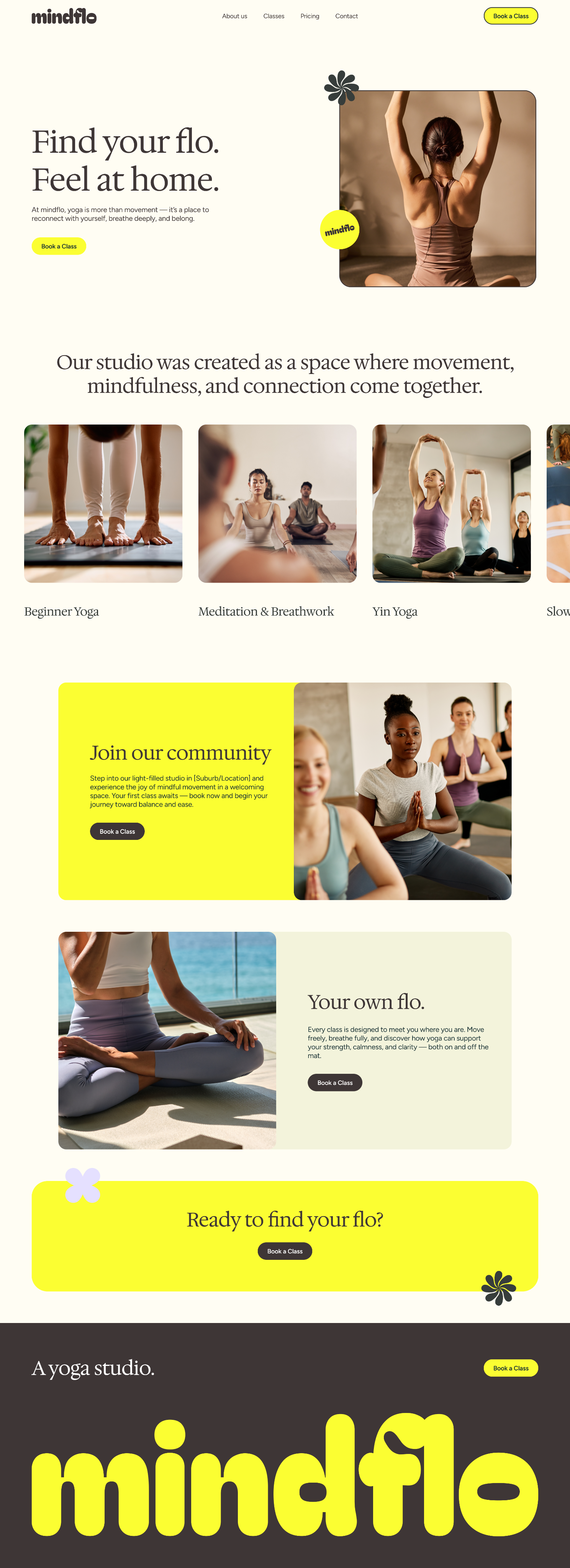 Beauty, Health & Wellness template preview