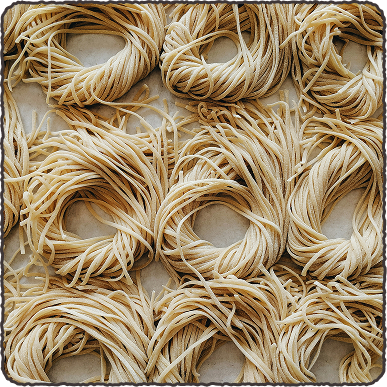 Fresh pasta nests